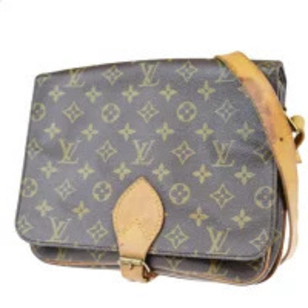 Louis Vuitton Cartouchiere Shoulder Bag Monogram Leather